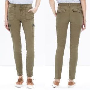 Madewell Fatigue Cargo Skinny Olive Green Pants